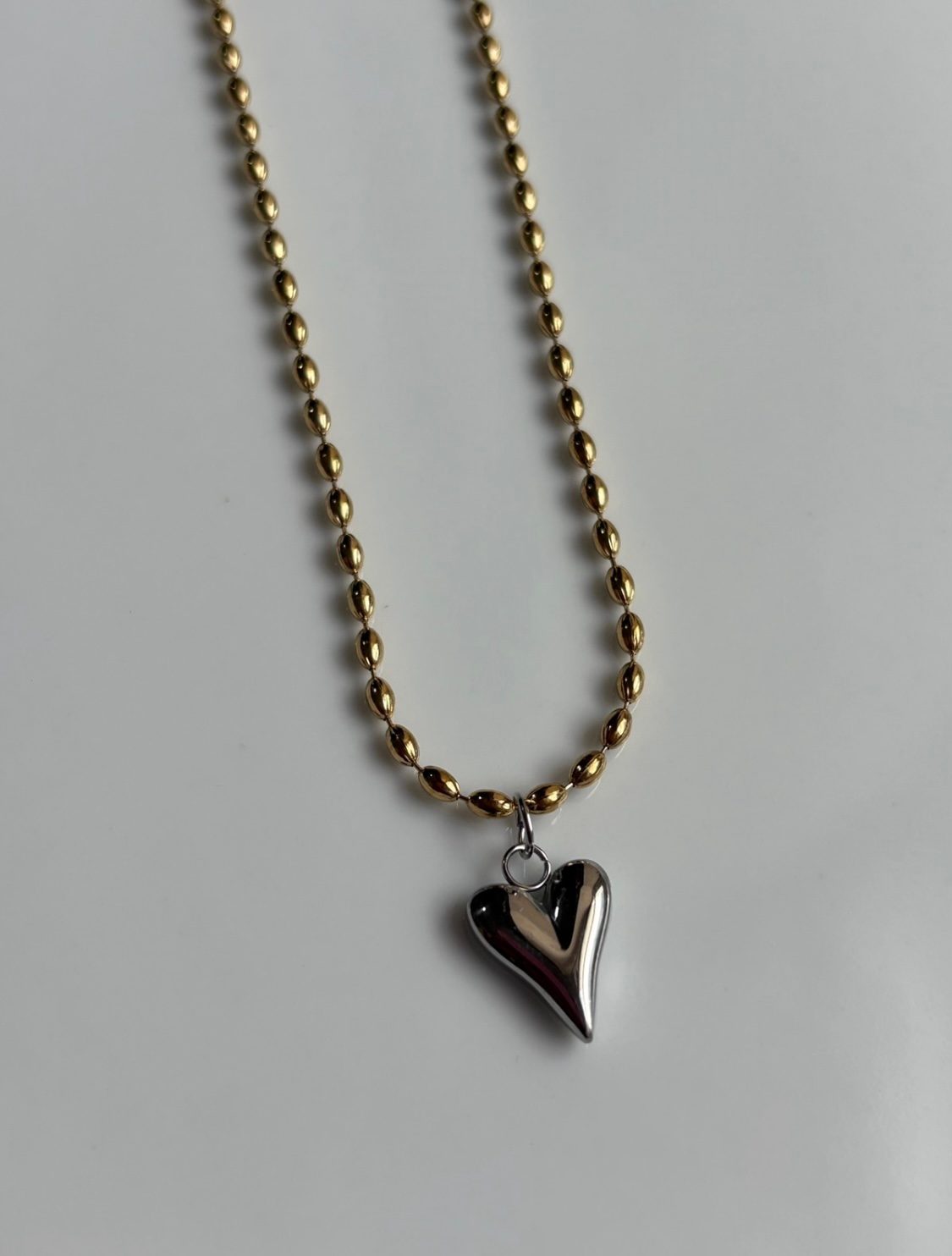 Collar Corazón Plata