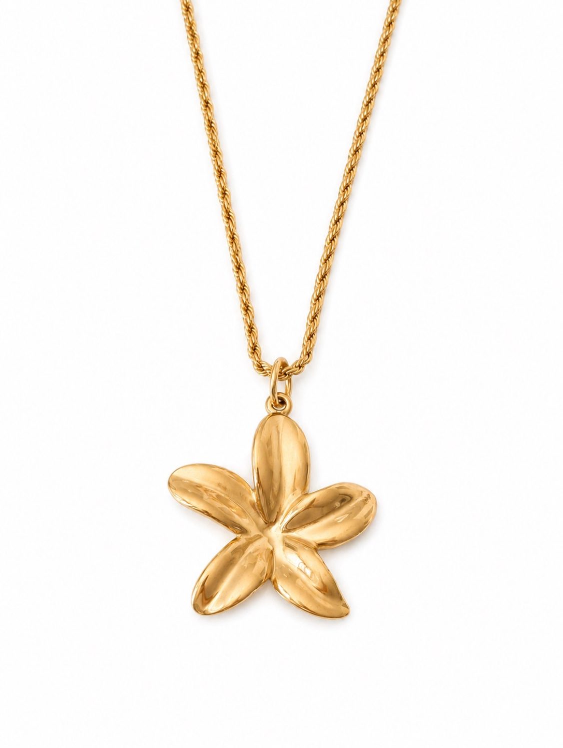 Collar Flor Dorada