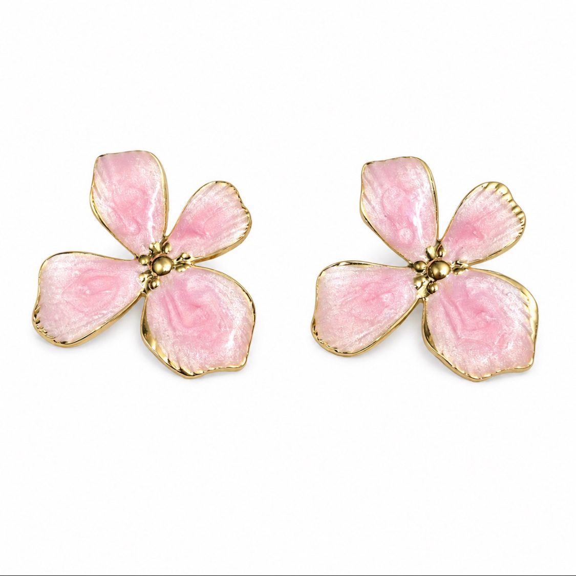 Arete Flor Rosa