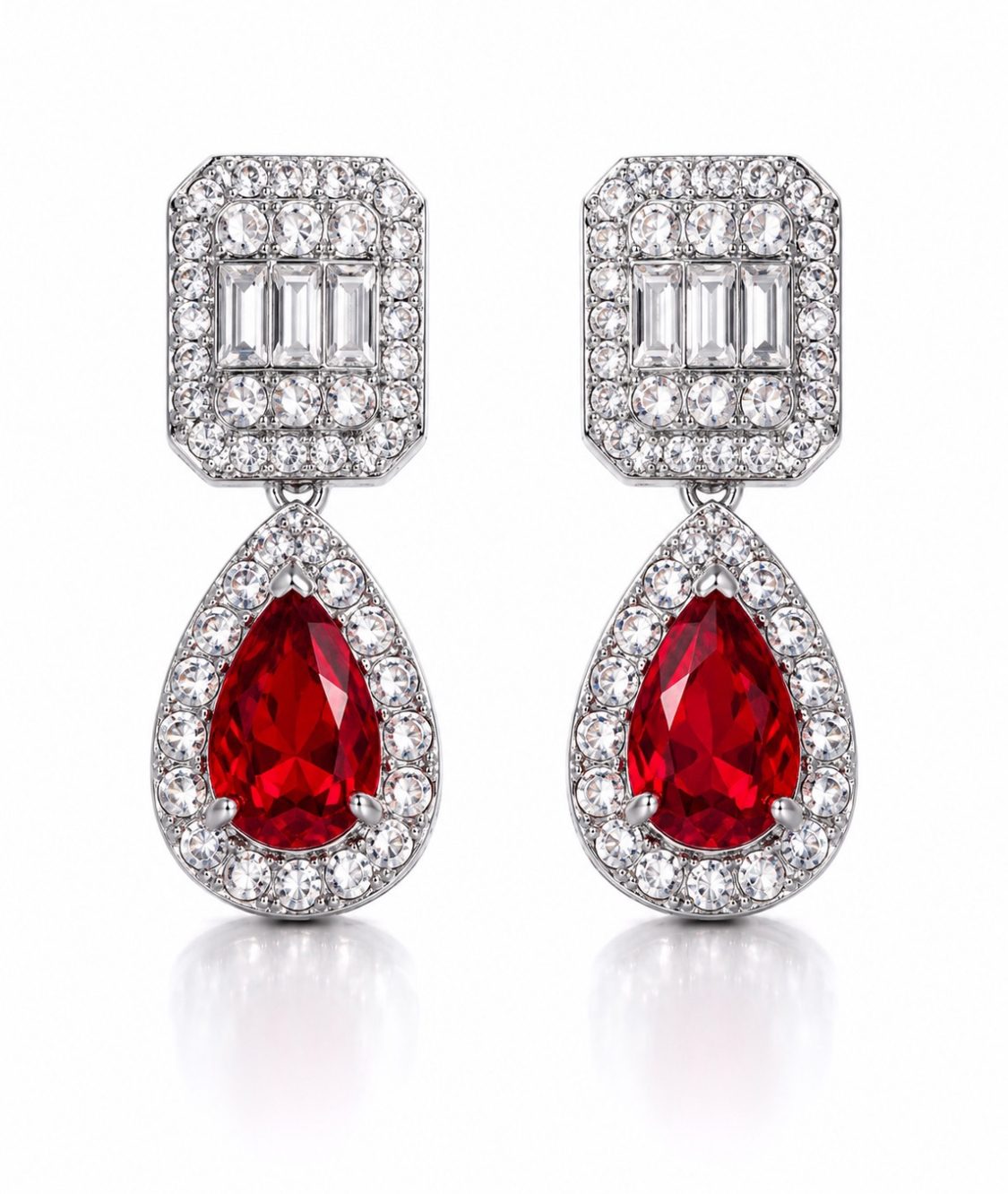 Arete Gota Rojo