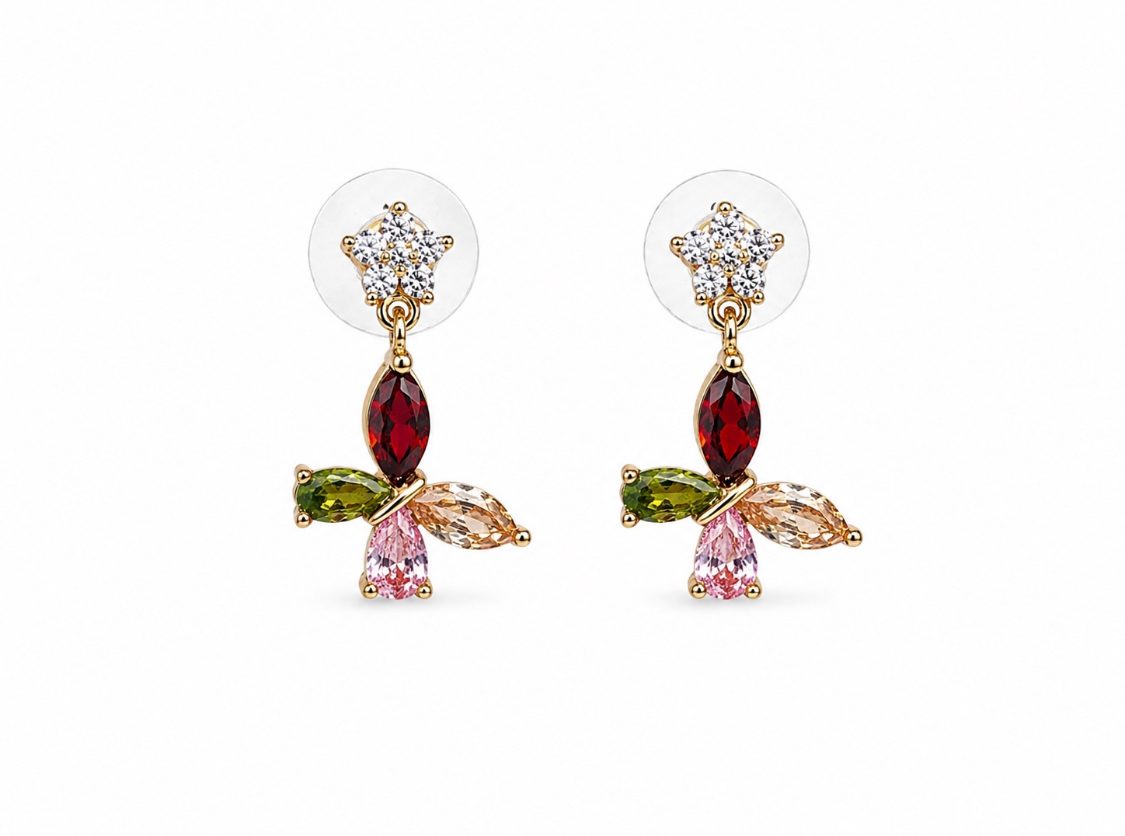 Arete Mariposa Colores