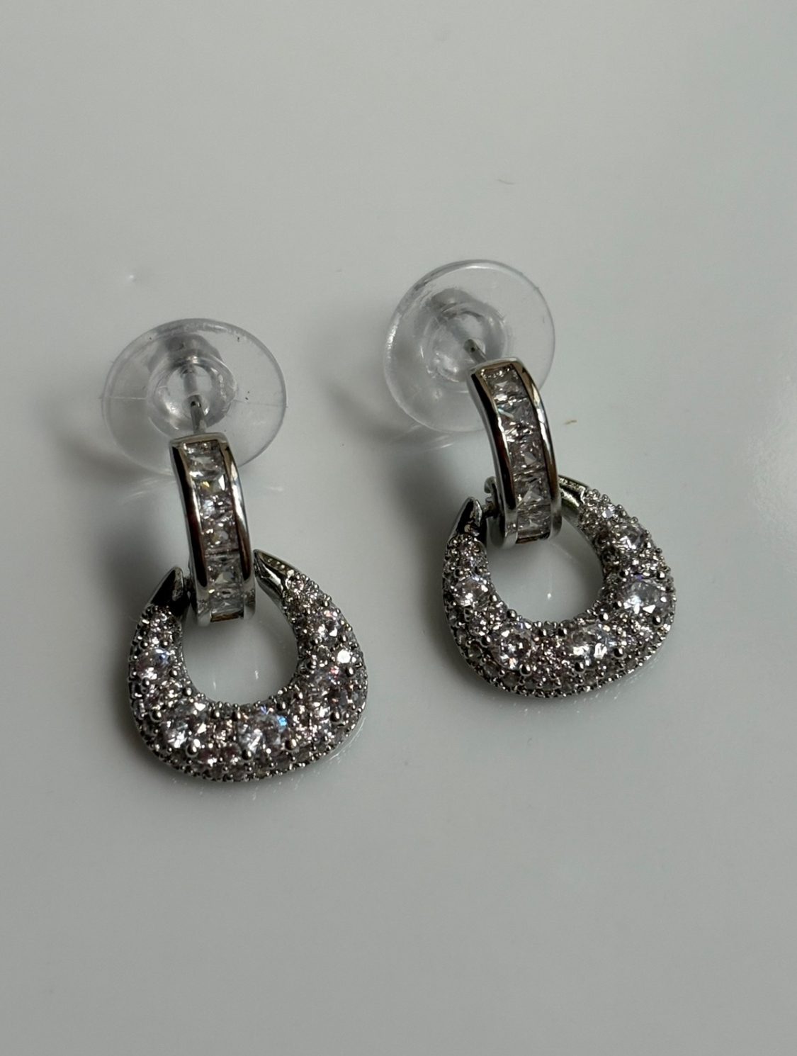 Arete Colgante Plateado
