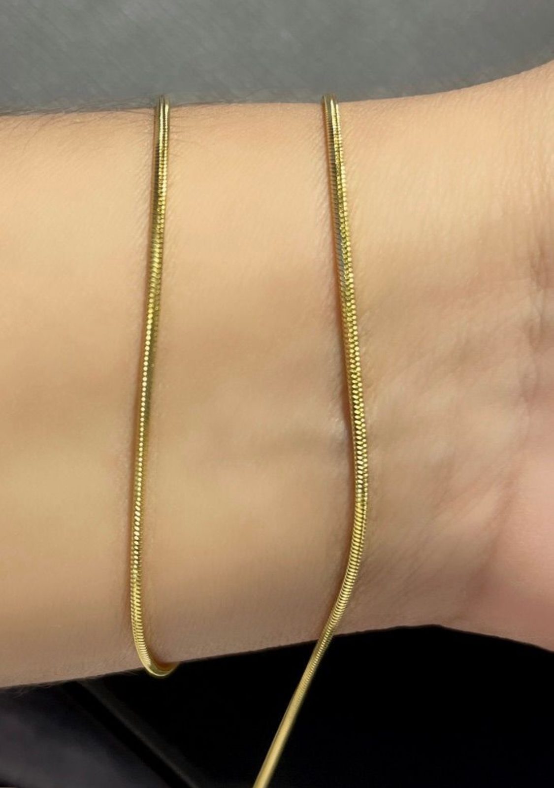 Collar cola de rata grueso