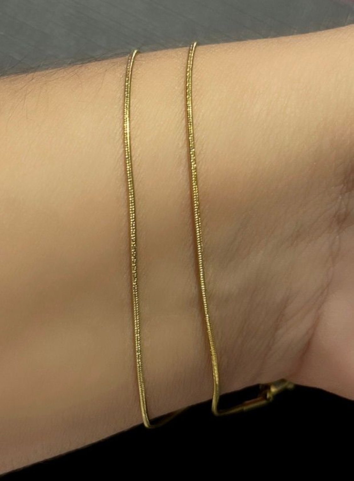 Collar cola de rata grueso
