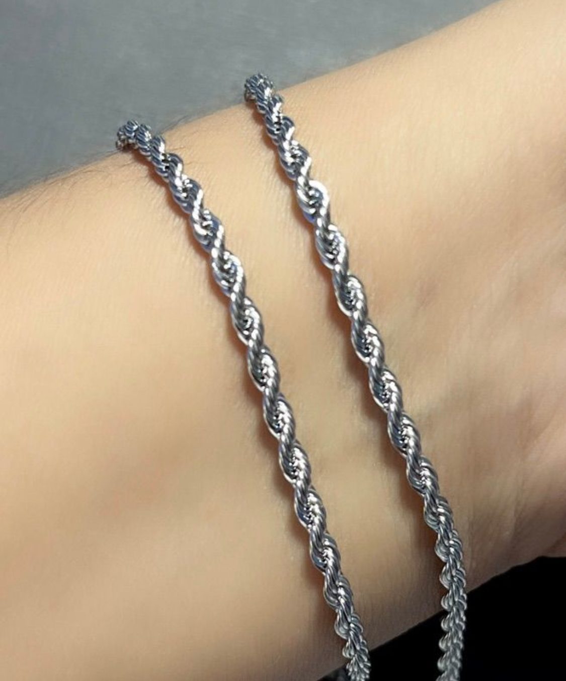Collares trenzado medio grosor