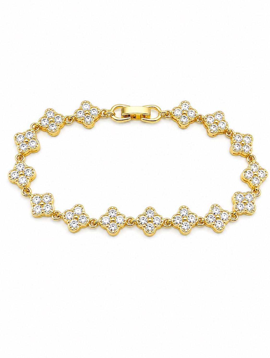 Pulso flor dorado