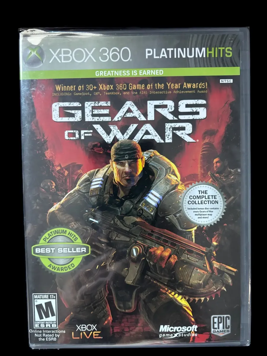 Gears Of War Platinum Hits Colección Completa Xbox 360