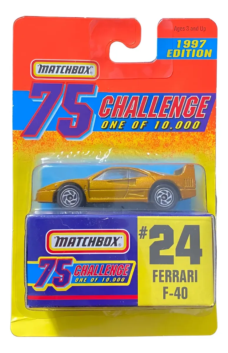 Matchbox 75 Challenge Ferrari F-40 #24
