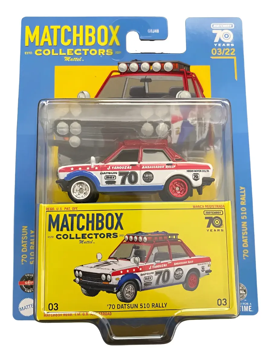 Matchbox Datsun 510 Rally 1970 Collectors