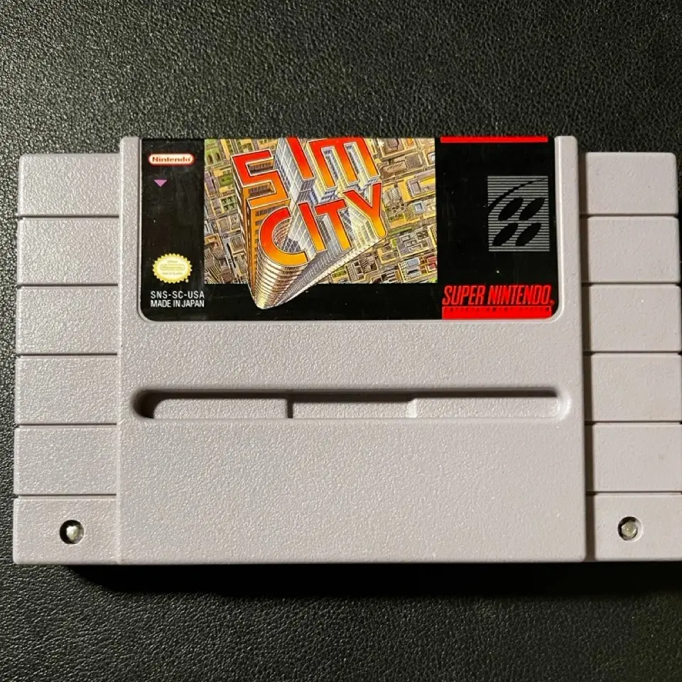 Sim City Super Nintendo Snes