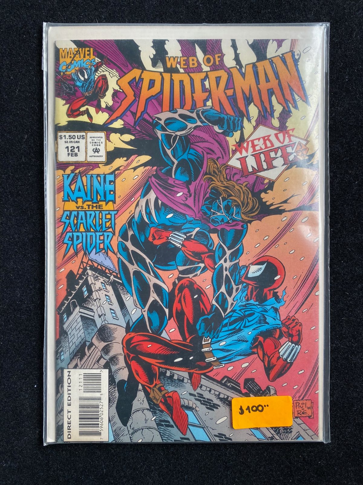 Marvel Comics Web of Spider-Man #121 1995