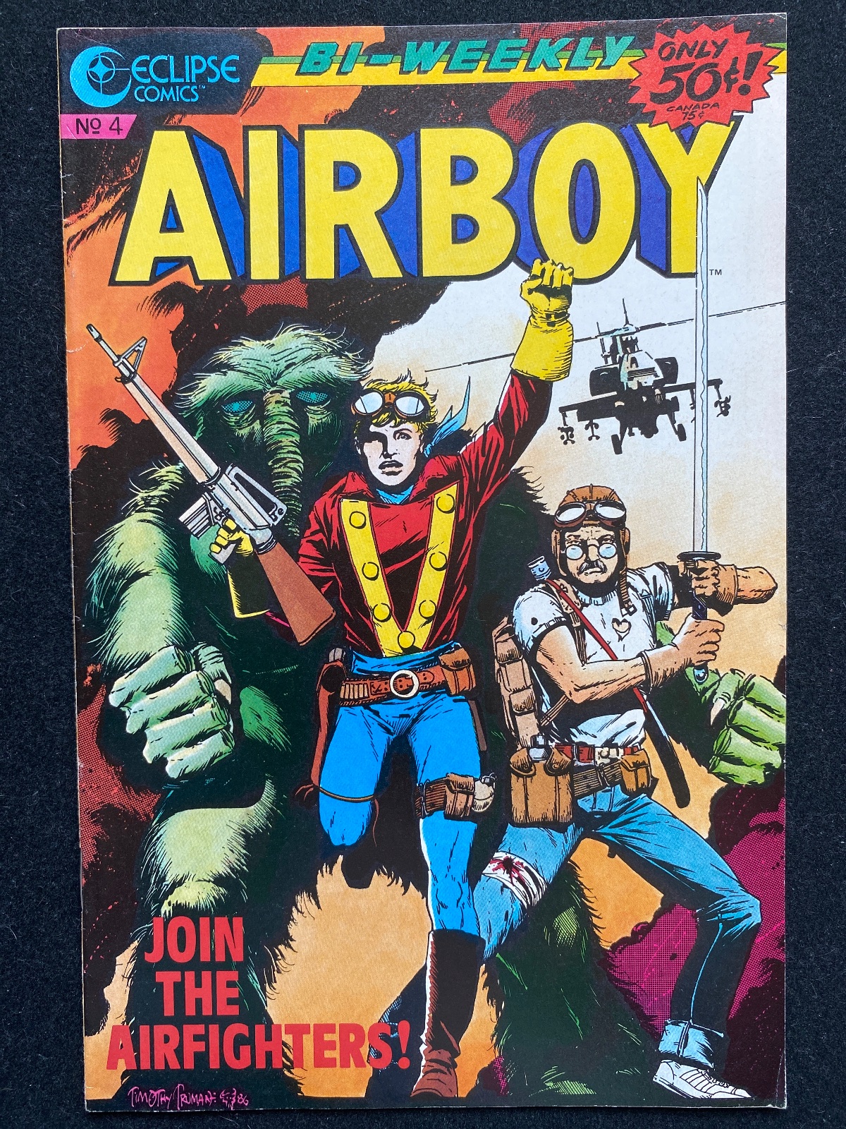 Airboy #4 Assault On Villa Miserio (1986)