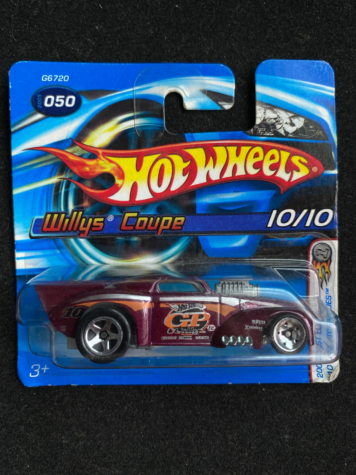 Hot Wheels Willys Coupe 2005 First Editions 10/10 Torpedoes Tarjeta Corta