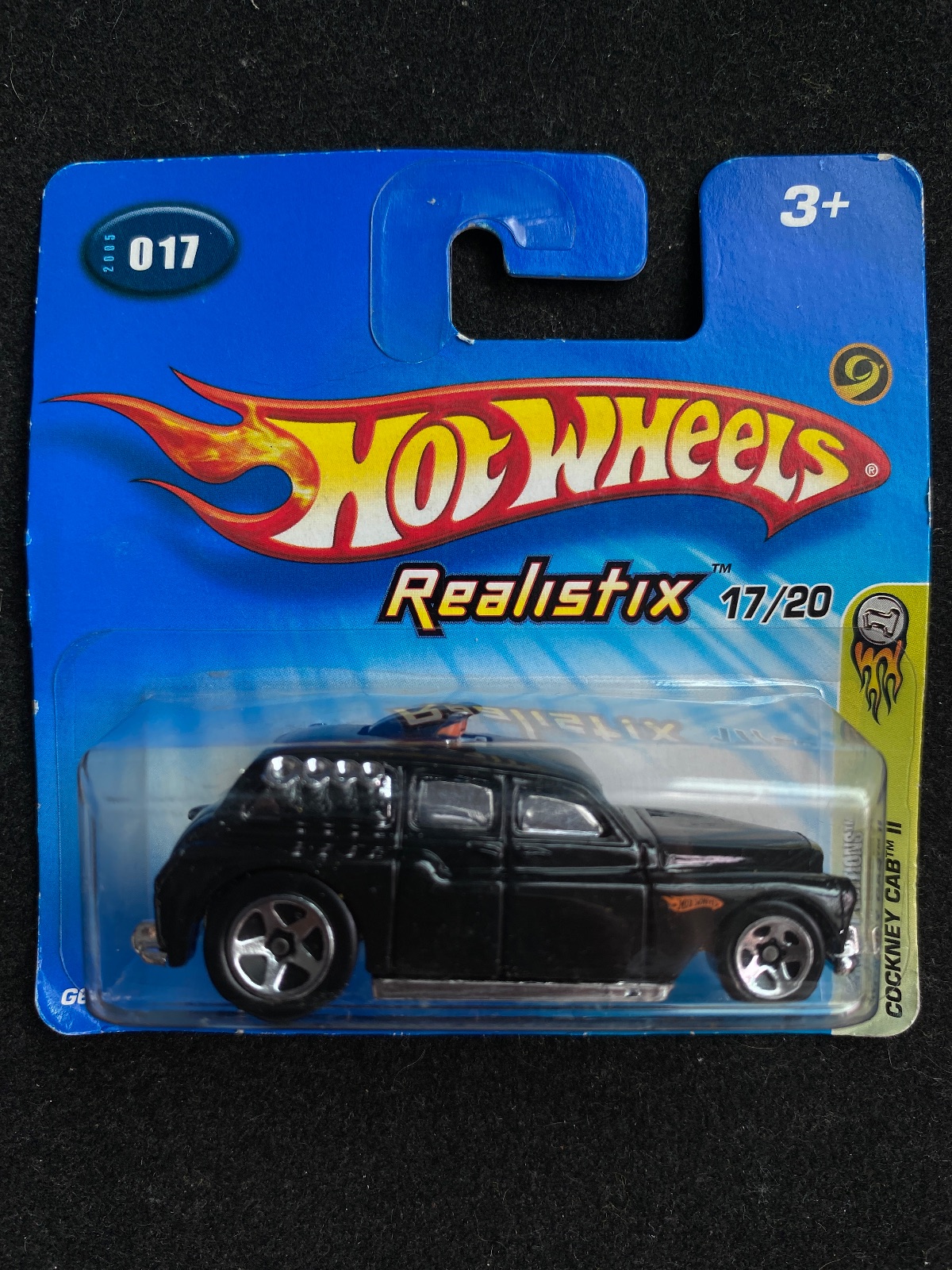 Hot Wheels Realistix Cockney Cab II 2005 First Editions Tarjeta Corta